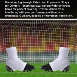 Futebol chuteiras rendas capas para homens, equipamentos de futebol, futebol e rugby capas, futebol e chapelaria, proteção aprimorada - Image 4