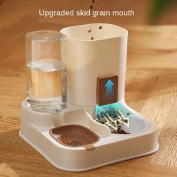 Máquina de alimentação automática e água para gatos e cães, máquina multifuncional, alimentador de água potável de grande capacidade para animais, comida para gatos - Image 2