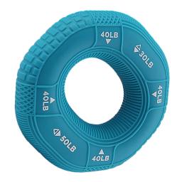 Silicone Mão Fortalecedor Grip Ring, Antebraço Trainer, Donut Gripper, Finger Training Exerciser, Espremedor - Image 1