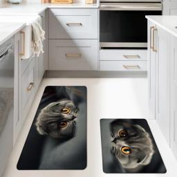 Tapetes antiderrapantes para gatos, Tapete Absorvente de Água para Sala de Jogos, Sala de Aula, Banheiro, Mesa de Jantar, Cozinha - Image 3