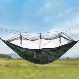 Portátil 210 Nylon Camping Hammock, Mosquiteira ao ar livre, 260*140cm, alta qualidade, atacado - Image 3