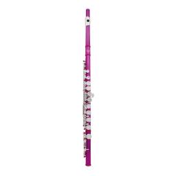 Slade flauta de tom c com 16 buracos, chave e, rosa vermelha, instrumento profissional de sopro, chave fechada, tubo de cuproníquel, kit para iniciantes - Image 3