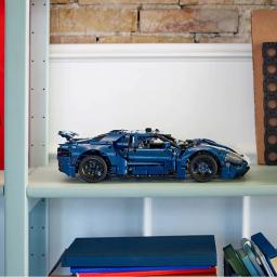 Ford GT Car Model Kit para adultos, escala 1:12 Supercar, conjunto colecionável, características autênticas com caixa, 1466pcs, construir - Image 6