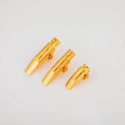 Alta qualidade profissional tenor soprano alto saxofone metal bocal chapeamento de ouro sax boca peças acessórios tamanho 5 6 7 8 - Image 1