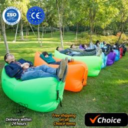 Sofá inflável preguiçoso ao ar livre, Sofá de acampamento portátil, Saco de dormir, Colchão para almoço, Music Festival Concert Recliner - Image 1