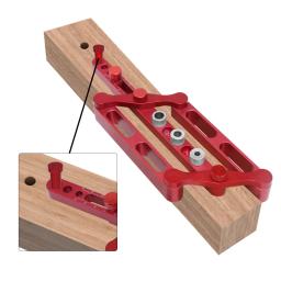 Auto que centra o gabarito do encavilhamento, gabarito padrão métrico 6/8/10mm dos buchas, localizador do positioner do woodworking do guia de perfuração do furo do passador de madeira - Image 6