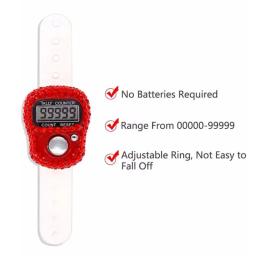 Redefinir anel de contador de dedo mini contador de display digital lcd, contador de passo portátil, tricô, carta, pesca, golfe e fileira - Image 2