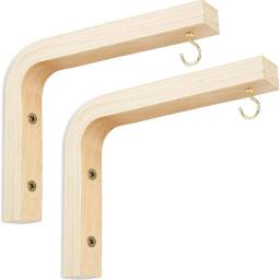 Gancho De Planta De Madeira De Suspensão Interior, Suporte De Cesta De Parede, Vaso Ao Ar Livre, Varanda Lâmpada, Decoração Do Jardim - Image 5