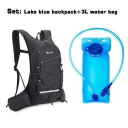 Conjunto de saco de água para esportes ao ar livre, 3 litros, bexiga interna, saco de água, mochila, com bico de sucção, tubo de água - Image 2