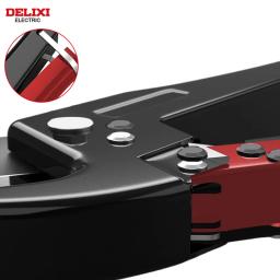 DELIXI-Tubo elétrico cortador, Tesoura de tubos, SK5 Material Ratchet cortador, PVC, PU, PP, PE Mangueira de corte, Ferramenta manual para encanador, Homeowner - Image 3