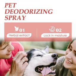 Spray Desodorante para Pet, Desodorante Interior para Gatos e Cães, Desodorante para Perfume de Urina, Fresco e Purificar - Image 3