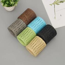 Fio de ráfia de malha para papel higiênico, 200m, eco-friendly, wrap cinta, crochê corda, chapéu do verão - Image 1