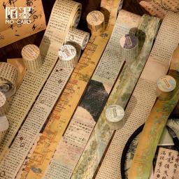 Fita adesiva Washi estilo chinês, fitas de papel decorativas, fitas adesivas, suprimentos DIY Scrapbooking - Image 2