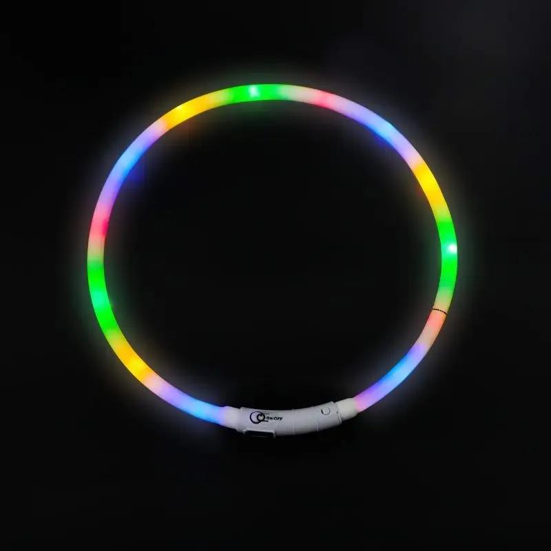 Led Dog Collar Luminous Usb Cat Dog Collar 3 Modos Levou Luz Brilhante Prevenção Perda Coleira LED Para Cães Pet Dog Acessórios - Image 1