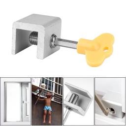 10-1 pces liga de alumínio janela bloqueio rolha janela deslizante anti-roubo bloqueio janela porta deslizante do bebê crianças criança portas de segurança bloqueio - Image 6