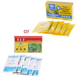 5 sacos aquário água condicionador clarificador pó peixe para tanque água limpeza eficiente imune bactericida hx6d - Image 1
