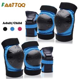 Almofadas de cotovelo para crianças e adultos, guardas, equipamento de proteção para skate, patinação, ciclismo, BMX, bicicleta, bicicleta, 6 peças - Image 1