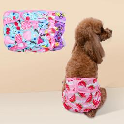 Fralda impermeável para animais de estimação Fraldas femininas, Roupa íntima, calcinha sanitária, shorts fisiológicos, calças para cães pequenos e médios - Image 1