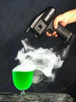 Bolha De Arma De Fumaça De Cocktail Que Faz A Máquina, máquina De Bolha De Café Molecular - Image 2