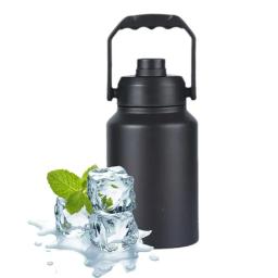 Garrafa térmica portátil dupla de aço inoxidável, escalada ao ar livre, camping, esporte, garrafa de vácuo, caneca térmica, grande capacidade, 2 l, 3 l - Image 2