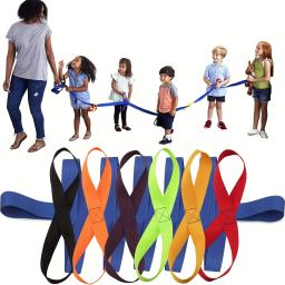 Corda de segurança com 12 alças coloridas para crianças, corda ambulante ao ar livre para pré-escolar, jardim de infância e escola - Image 1