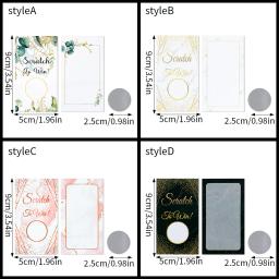 Criativo Scratch Card Game Props, Gênero Revelar Adesivo, Baby Shower, Fontes de Festa de Aniversário, 24Pcs, Conjunto - Image 6