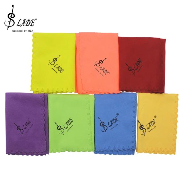 Pano de Limpeza Musical SLADE - 7 PCs de Algodão Macio para Guitarra, Piano, Saxofone e Mais