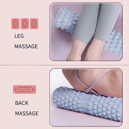 Rolo de espuma traseiro para massagem muscular, alta densidade, alívio das dores nas costas, recuperação muscular, pernas e braços - Image 3