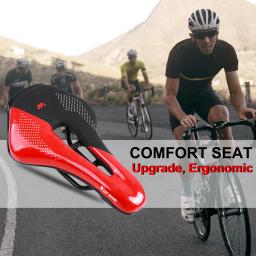 West biking ultraleve bicicleta de estrada sela oco respirável aerodinâmico almofada profissional corrida ciclismo assento parte da bicicleta - Image 2