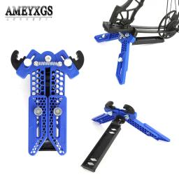 Arco composto suporte 3 pernas estabilizar suporte rack de plástico arco hoder pontapé evitar polia usar tiro com arco acessórios - Image 1