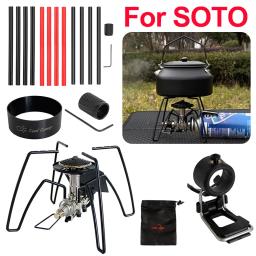 Dobrável Camping Fogão Acessórios, Outdoor Tourist Burner Peças, Aranha Fogão, Windproof, Anti-escaldante, Mochila, Caminhadas Forno a Gás - Image 1