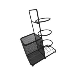 Basquete Rack de armazenamento para interior e exterior, suporte de bola portátil, rugby, futebol, esportes, bolas, futebol, ginásio, 3 níveis - Image 4