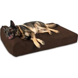 Cama ortopédica com encosto de cabeça, 7 "Dog Bed para cães grandes, Lavável Microsuede Cover, Camas Freight Free, Suprimentos de almofada - Image 2