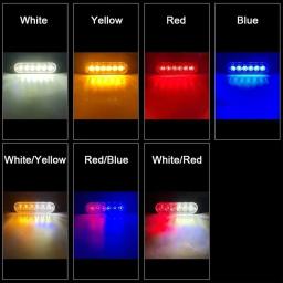 Luzes LED estroboscópicas para carro, luz estroboscópica da polícia, luz estroboscópica da polícia, luz de emergência, 12V, 24V, 6 LEDs - Image 5