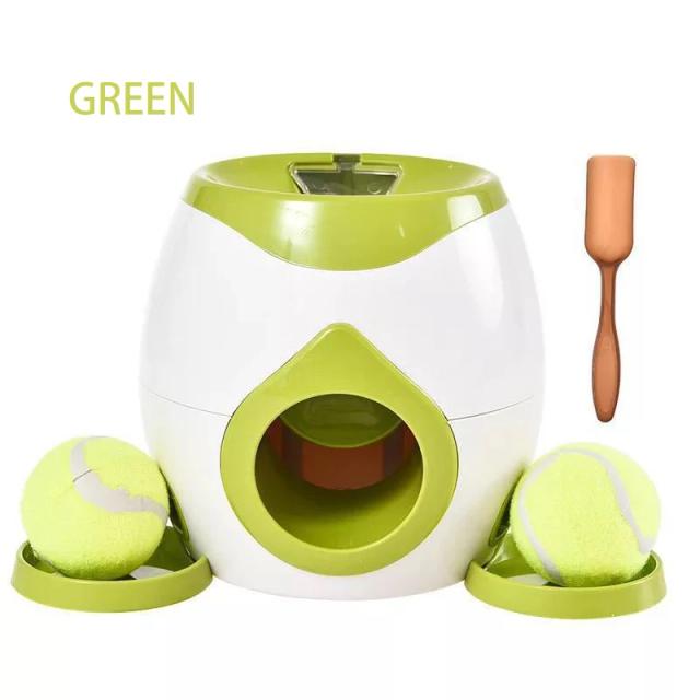 Bola Automática e Lançador 2 em 1: Brinquedo Interativo para Cães de Todos os Tamanhos