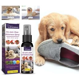 Anti-Mastigar Spray para Pet, morder parar, morder, gato, arranhando, móveis, comportamento, líquido de modificação, amargura, prevenção - Image 1