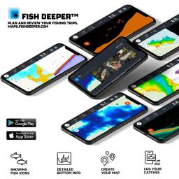 Sonar 2 portátil Fish Finder, profundidade Finder para caiaques, barcos e pesca no gelo, Castable Deeper, Sonar - Image 4
