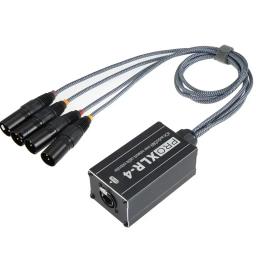Rj45 para cabo de áudio xlr, 1 par, divisor feminino e masculino, cabo cobra, extensão de rede, palco, gravação em estúdio - Image 3