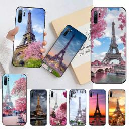Capa de telefone Torre Eiffel paris para Huawei Honor Mate 30 40 50 20 8 70 5 9 10 Pro P x i s y Lite nova - Image 1