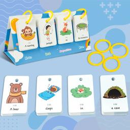 Diy modelo de mesa dos desenhos animados feitiço palavras educação cartão imagem carta aprendizagem cognitiva educação brinquedos para crianças - Image 5