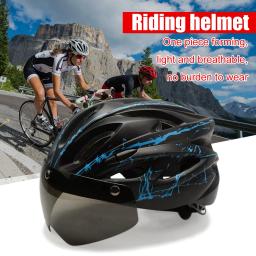 Ciclismo Capacete Das Mulheres Dos Homens Capacete De Luz LED Ajustável Estrada Mountain Bike Lente Capacete Para Montar Bicicleta Sports Skate Scooter - Image 2