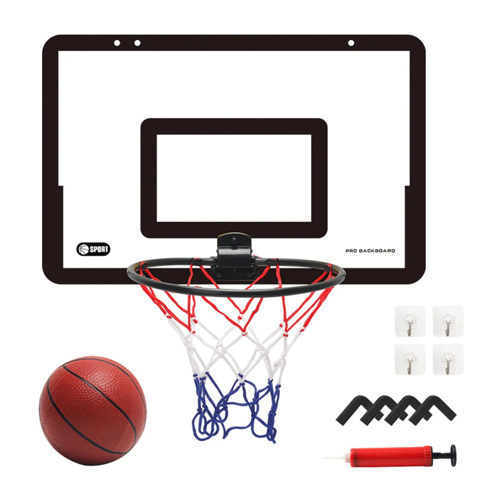 Mini Basket Ball Board Toy Set para crianças, aro de basquete suspenso, parede interior montada, tiro Sport Trainer, presente para menino, porta, crianças - Image 1