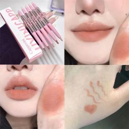 Matte Velvet Lip Liner Pen, batom de forma labial, impermeável duradoura, antiaderente copo, maquiagem Nude Lip Gloss - Image 5