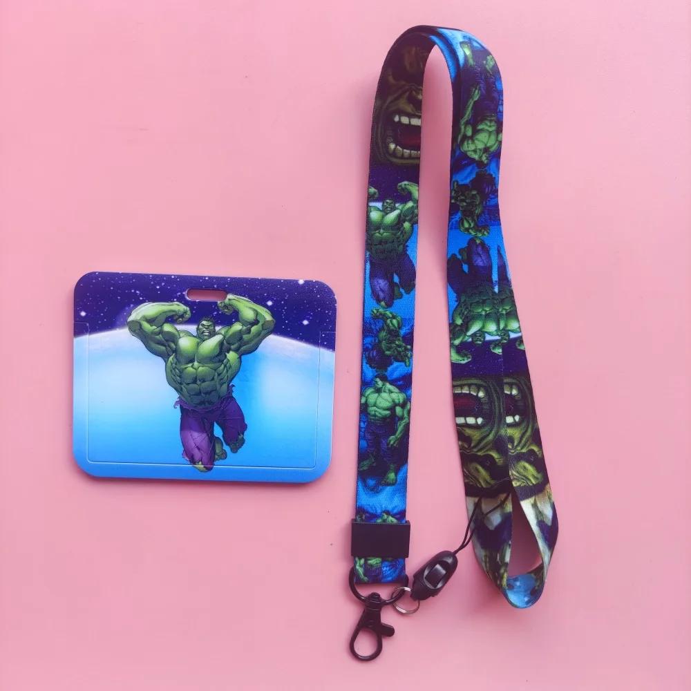 Disney-Men's Herói Hulk Porta-Cartão, Emblema, Médico, Enfermeira, Cinta De Pescoço, Lanyards, Porta-Chaveiro, Cartão de Identificação, Passe, Pendurar Corda, Lariat, Presentes - Image 1