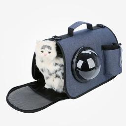 Portátil dobrável macio-Sided gato bolsa, pet transportadora respirável, transporte Travel Bag, criativo Pet fornecimentos, ao ar livre - Image 4