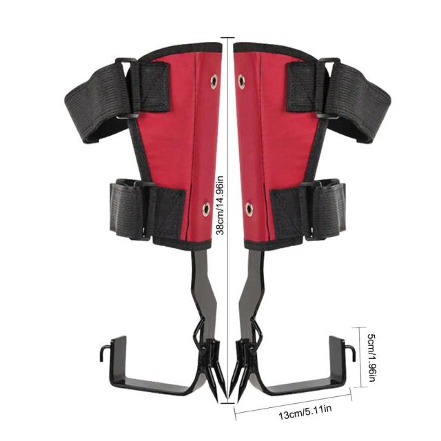 Conjunto Ajustável de Equipamentos para Escalada em Árvores com Cinto e Espinhos para Caça e Colheita de Frutas