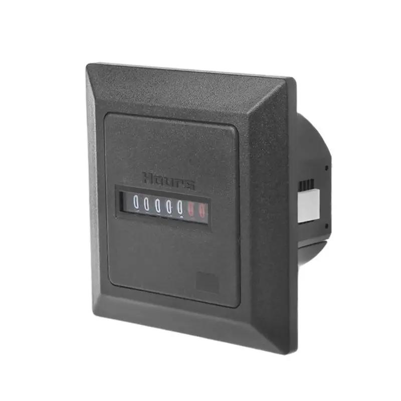 652f preciso HM-1 temporizador quadrado contador digital 0-99999.9 horas medidor ampulheta 0.3w AC220-240V/50hz - Image 1