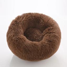 Cama Circular de Pelúcia Criativa para Animais de Estimação, Quente e Respirável, Grossa e Confortável, Tapete, Gato, Suprimentos, Inverno - Image 2