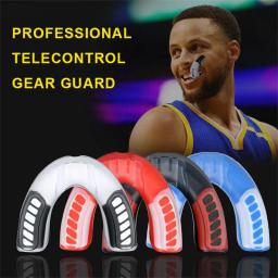Protetor de dentes infantil Mouthguard, Protetor bucal, Cinta de dentes, Basquete, Rúgbi, Boxe, Bucal, Esporte - Image 2