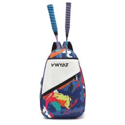 Saco de tênis badminton raquete de squash mochila poliéster crianças esportes bolsa de ombro segurar 1pc crianças raquete de tênis com sapatos sacos - Image 1